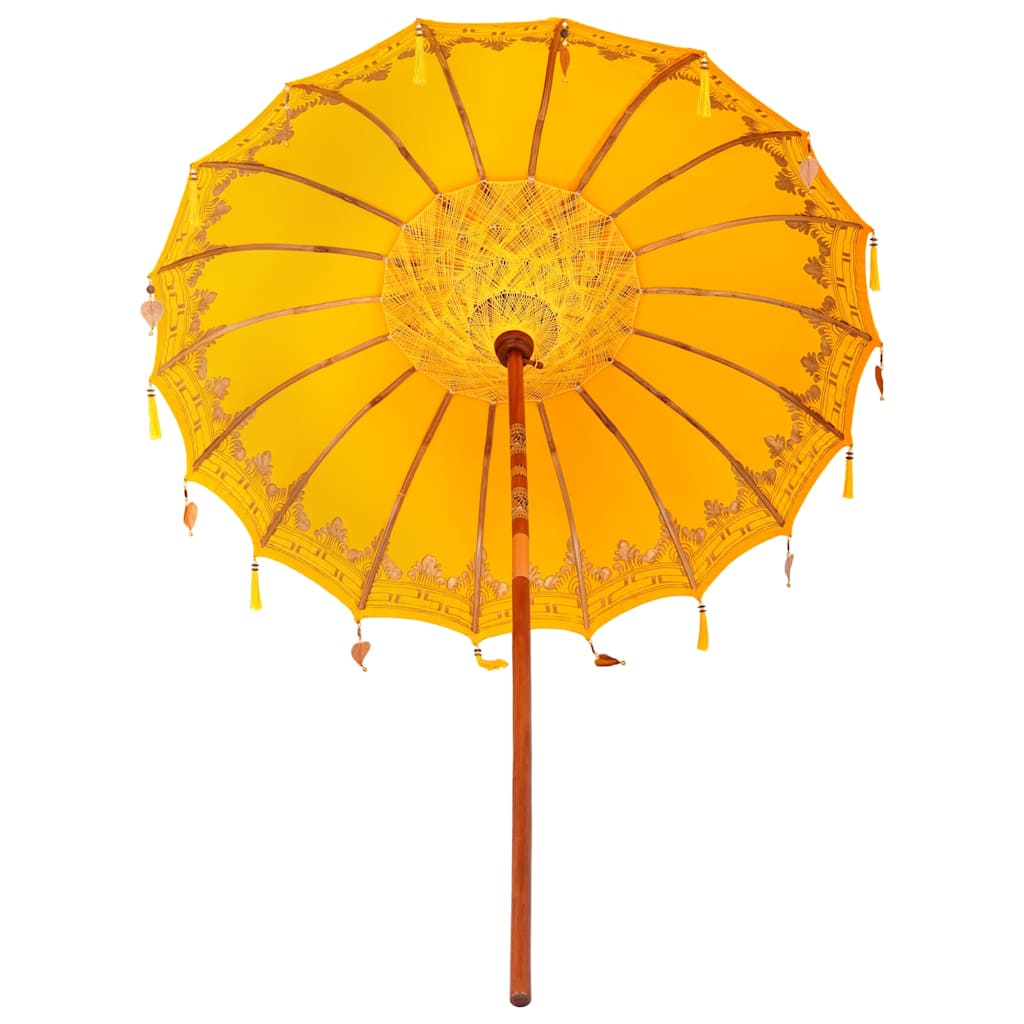 Balinesischer Sonnenschirm Creme 185 x 185 x 260 cm