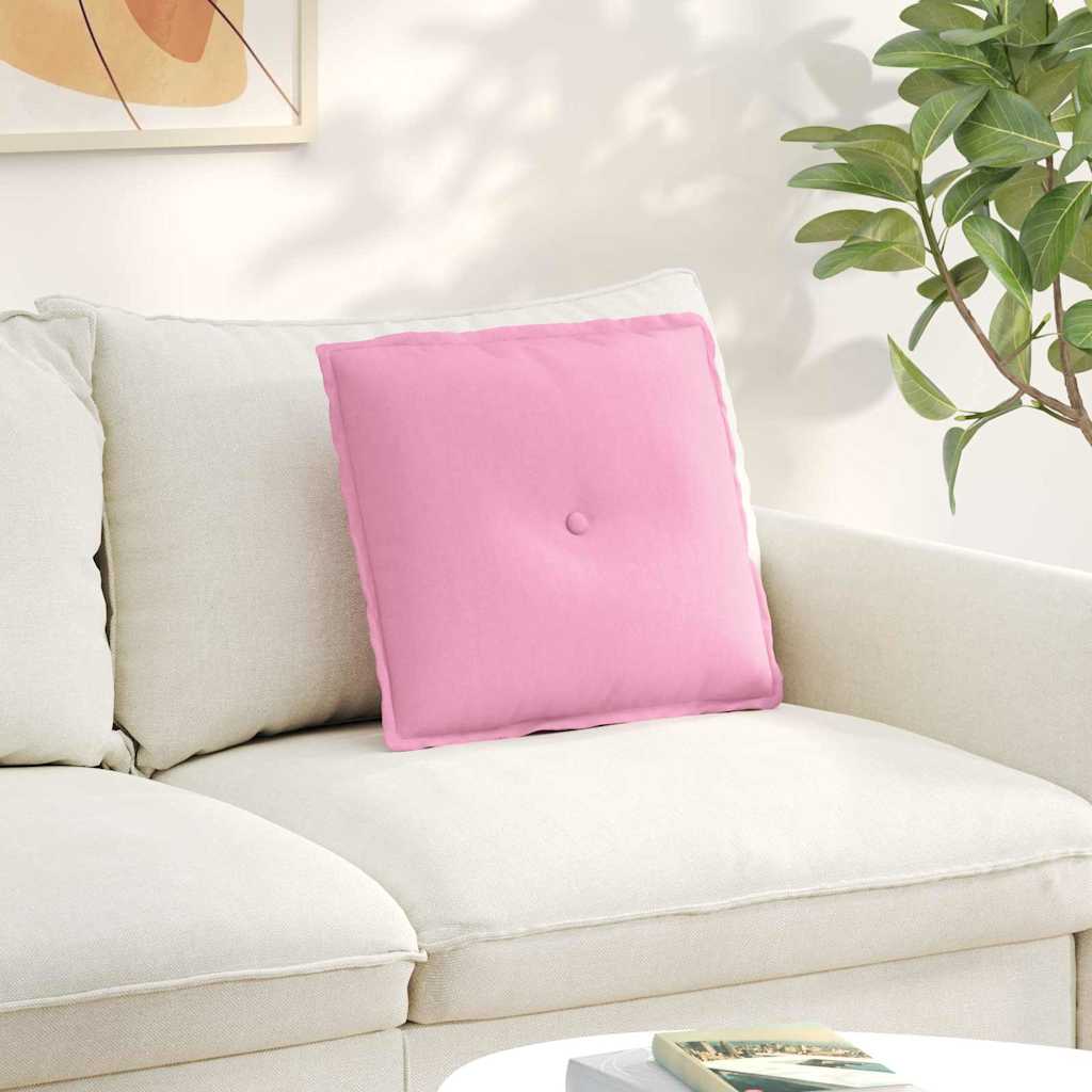 Rückenkissen Hellgrau 50 x 19 x 45 cm Stoff