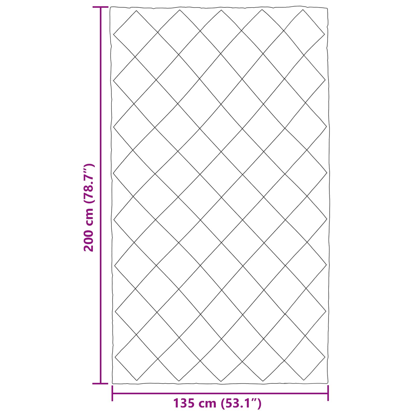Sommerdecke Anthrazit 200 x 135 cm Mikrofaser