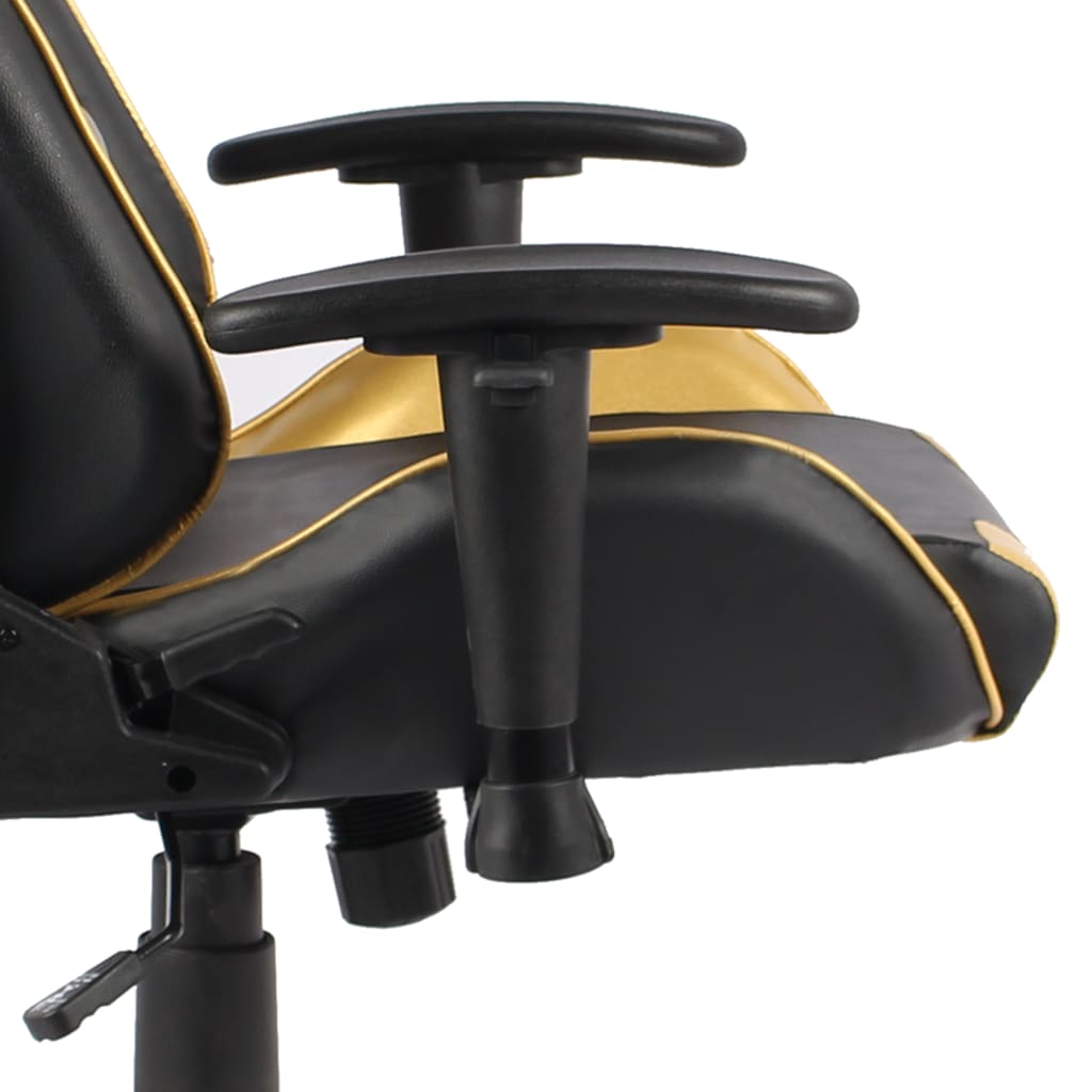 Gaming-Stuhl Drehbar Blau PVC