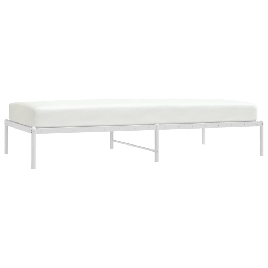 Bettgestell Metall Schwarz 75x190 cm