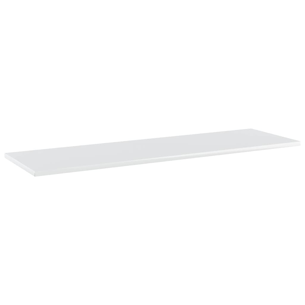 Bücherregal-Bretter 4 Stk. Weiß 40x10x1,5 cm Holzwerkstoff