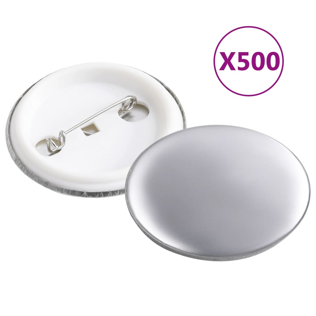 500 Stk. Button-Teile 25 mm