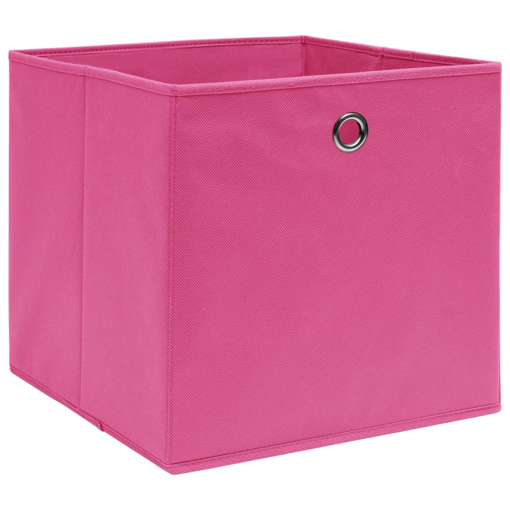Aufbewahrungsboxen 4 Stk. Blau 32x32x32 cm Stoff