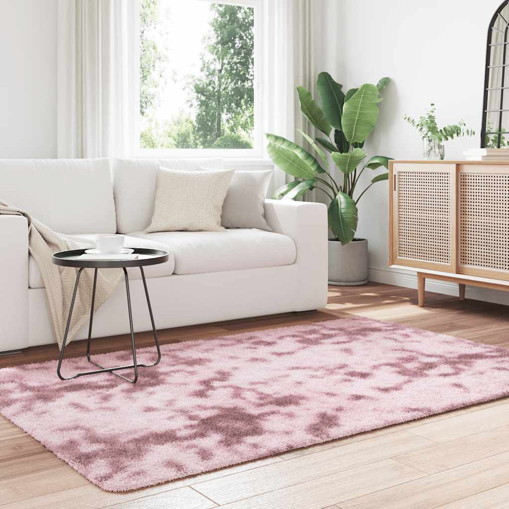 Teppich Shaggy Hochflor NAVARRA Beige 60x100 cm Polyester