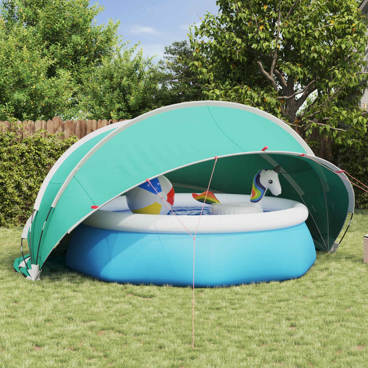 Pool-Dome 336 x 322 x 160 cm 185T Polyester mit PU-Beschichtung