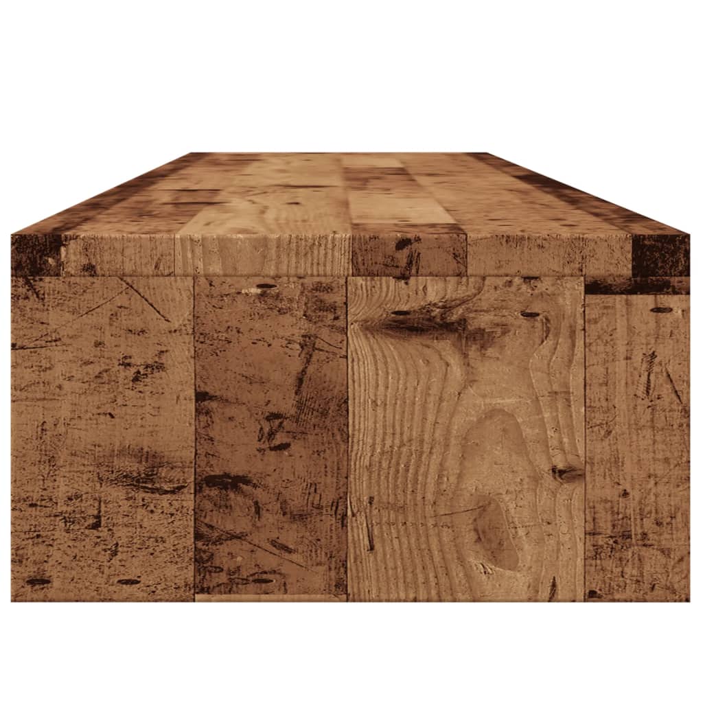 Monitorständer Weiß 100x24x13 cm Holzwerkstoff