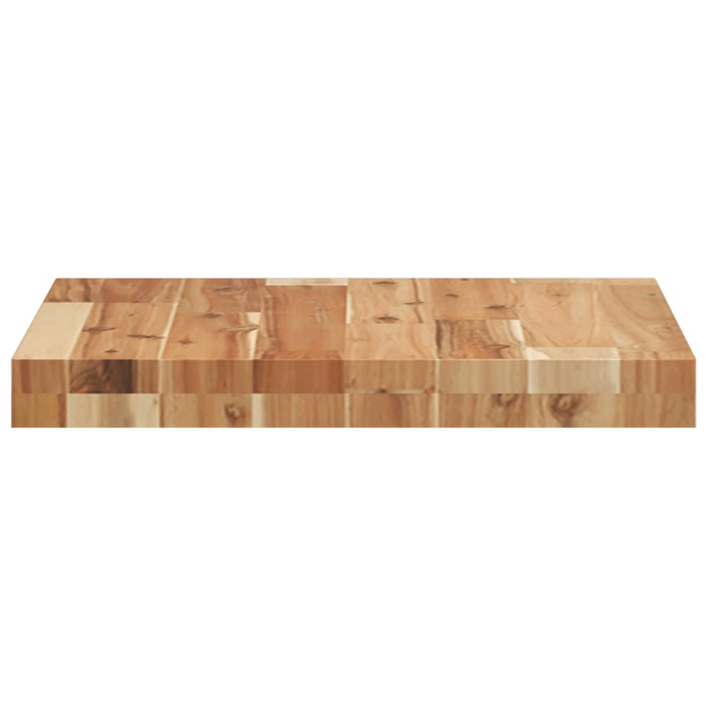 Tischplatte Rund Ø40x2 cm Massivholz Akazie
