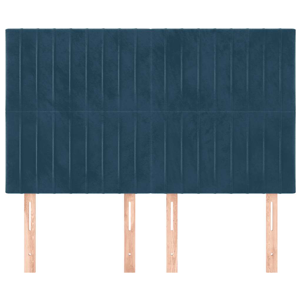 Kopfteil Hellgrau 80x5x118/128 cm Samt