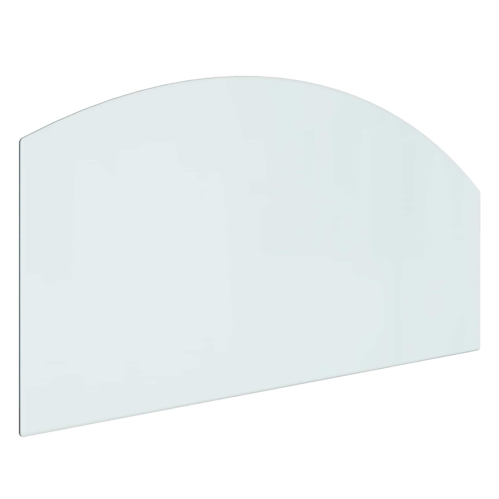Feuerstelle Glasplatte Transparent 80 x 50 cm Glas