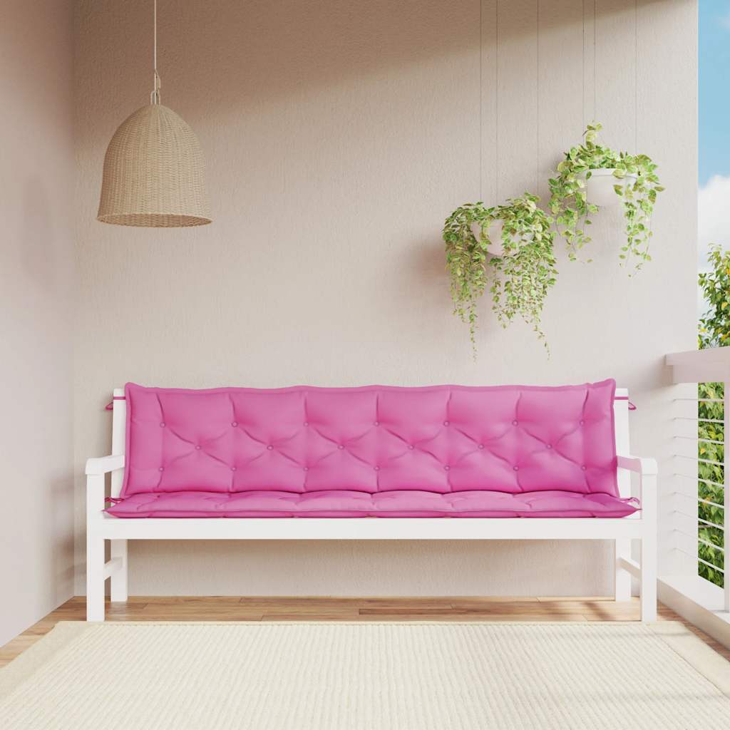 Gartenbank-Auflage Anthrazit 100x(50+50)x7 cm Oxford-Gewebe