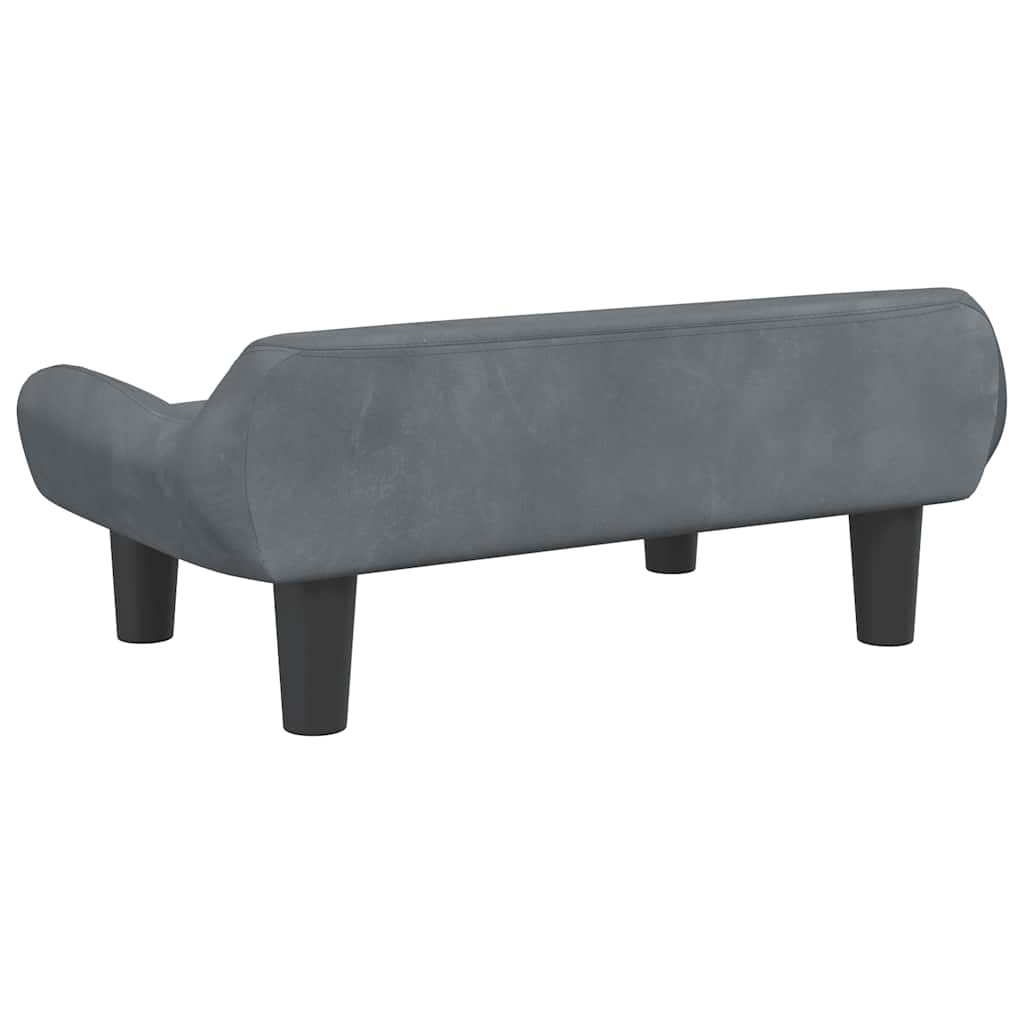 Hundebett Creme 70x40x24 cm Stoff