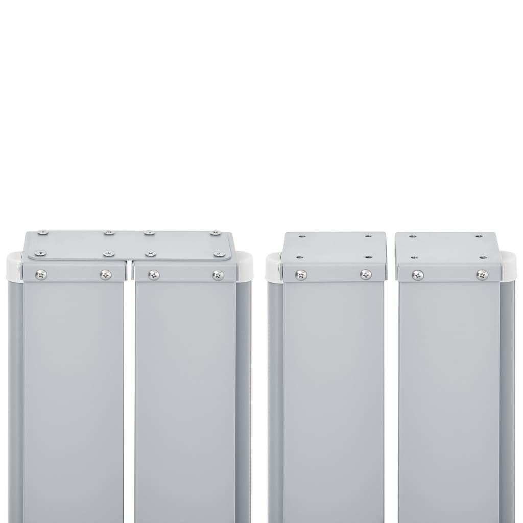 Ausziehbare Seitenmarkise 160×600 cm Braun