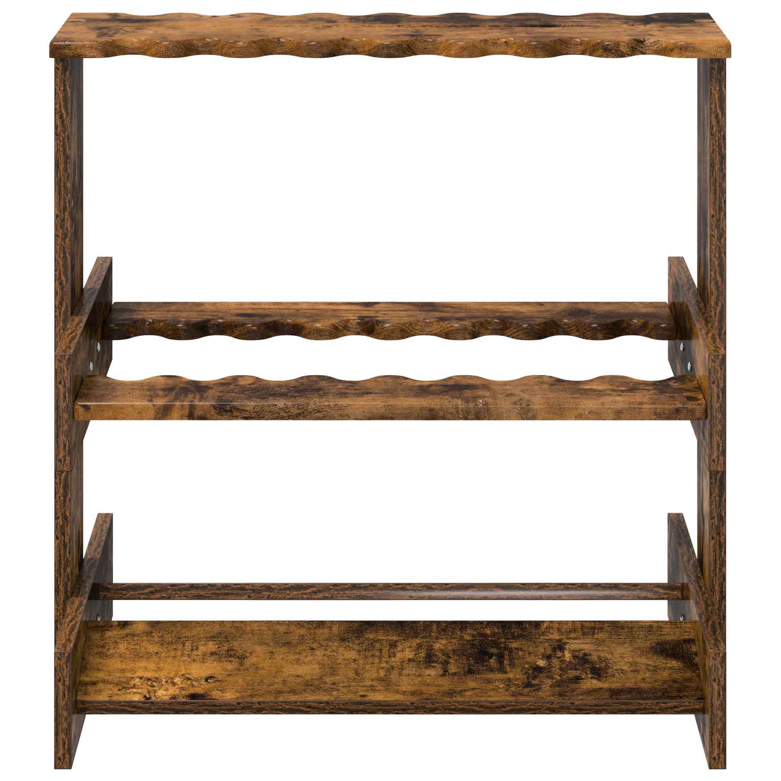 Billardqueue-Ständer Holzwerkstoff 60 x 35 x 60 cm Weiß