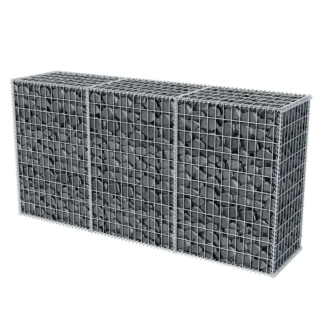 Gabionenkorb Stahl 200×30×100 cm