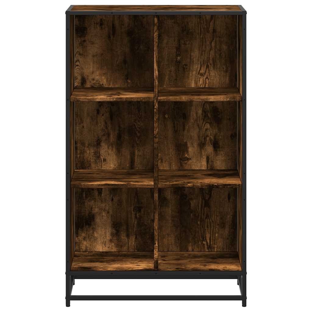 Bücherregal Schwarz 97,5x33x107,5 cm Holzwerkstoff und Metall