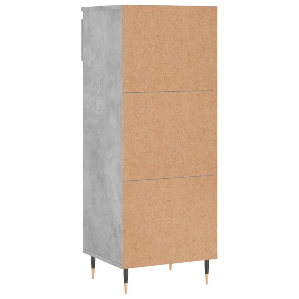 Schuhschrank Schwarz 40x36x105 cm Holzwerkstoff