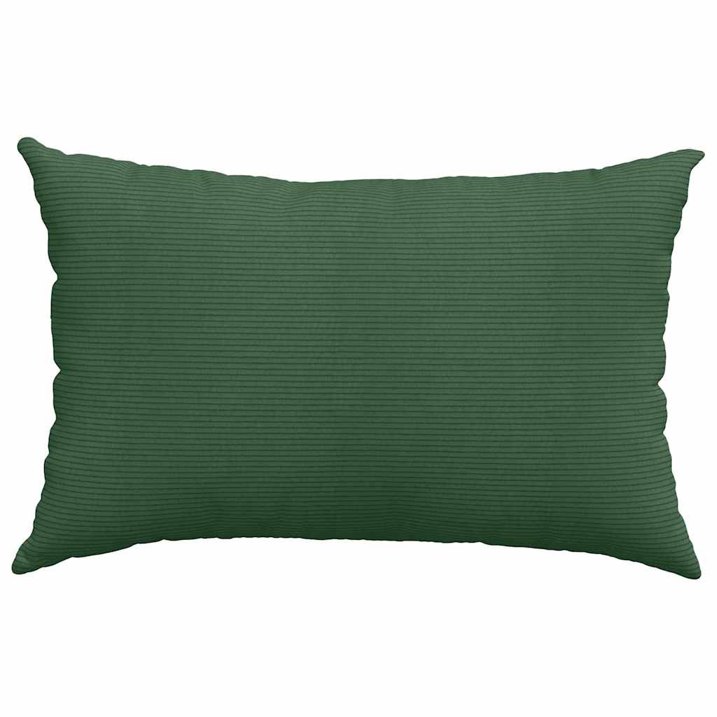 Sofakissen 2 Stück Hellgrau 50 x 30 cm Cordstoff