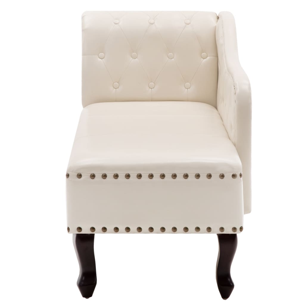 Chaiselongue Braun Wildleder-Optik