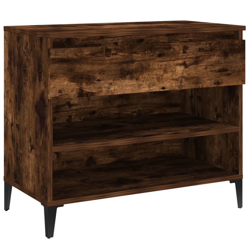 Schuhregal Weiß 70x36x60 cm Holzwerkstoff