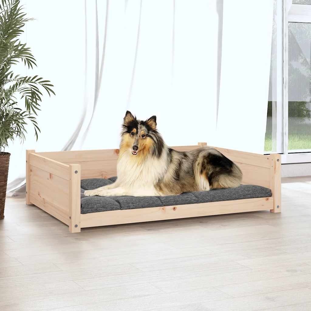 Hundebett 55,5 x 45,5 x 28 cm Massivholz Kiefer