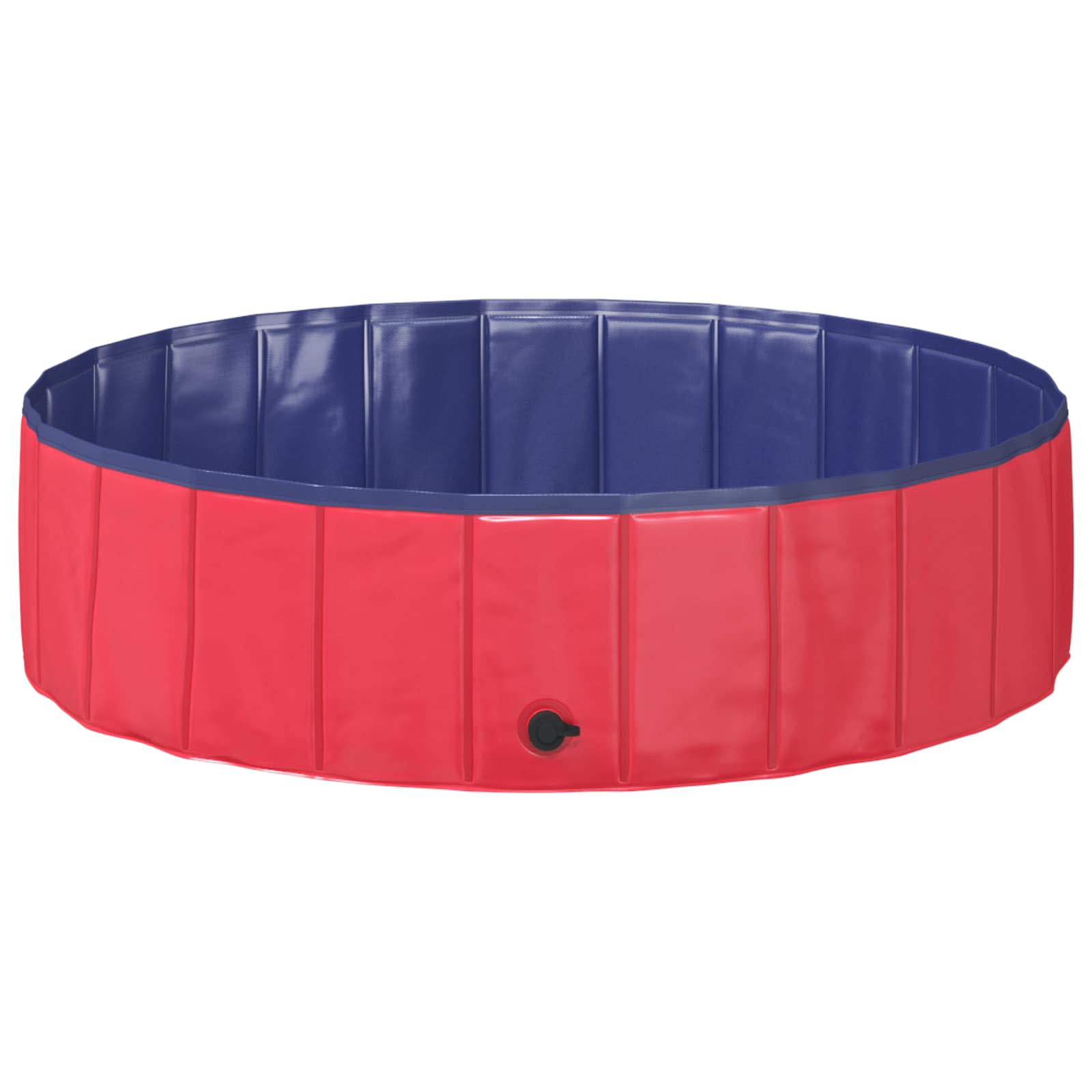 Kinder Schwimmbecken Rot Ø 80 x 20 cm