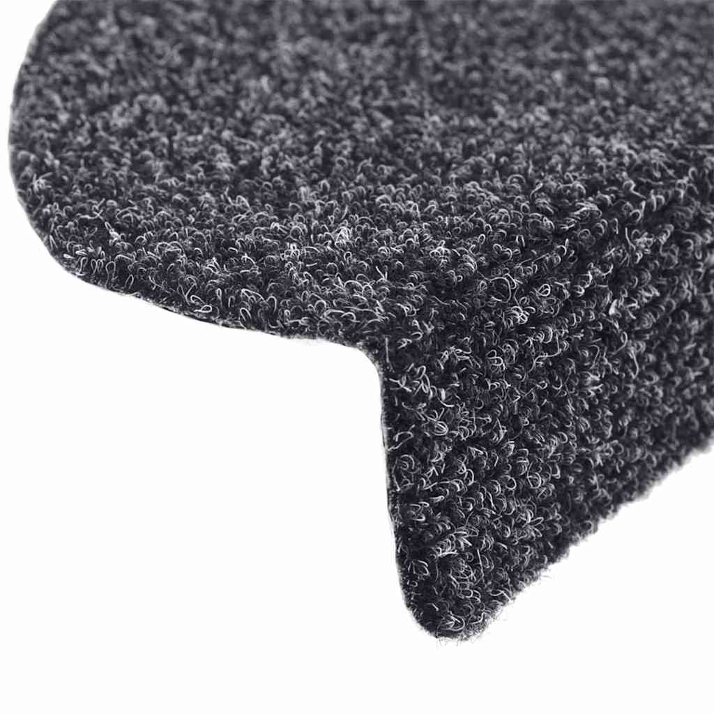 Stufenmatten Selbstklebend 15 Stk. 56x17x3 cm Hellbraun Halbrund