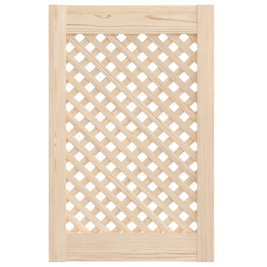 Schranktüren 2 Stk. Gitter-Design 39,5x39,5cm Massivholz Kiefer