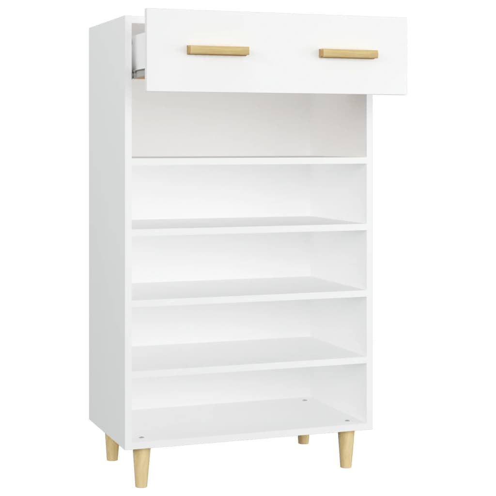 Schuhschrank mit Regal Altholz 60 x 35 x 105 cm Holzwerkstoff