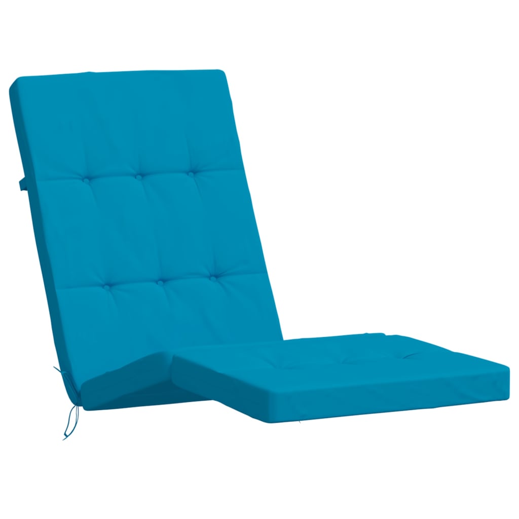 Liegestuhl-Auflagen 2 Stk. Creme Oxford-Gewebe