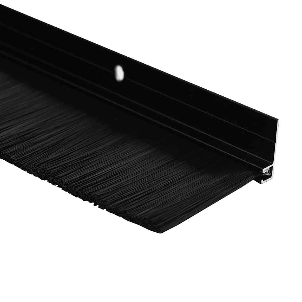 Aufsteck Türbürstendichtungen 2 pcs Braun 100 cm