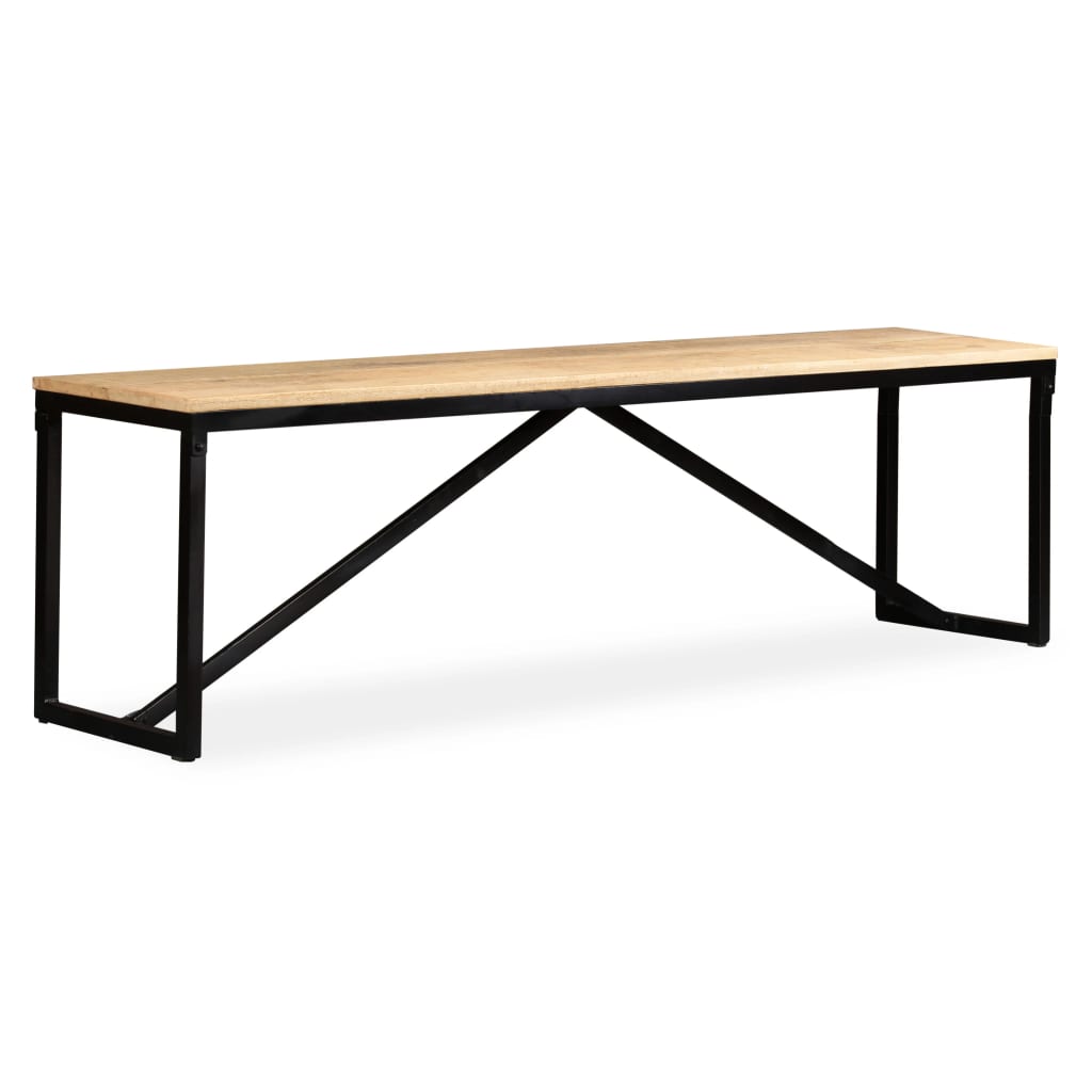 Sitzbank Massivholz 110x35x45 cm