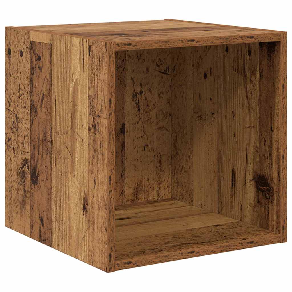Wandschränke 2 Stk. Weiß 37x37x37 cm Holzwerkstoff