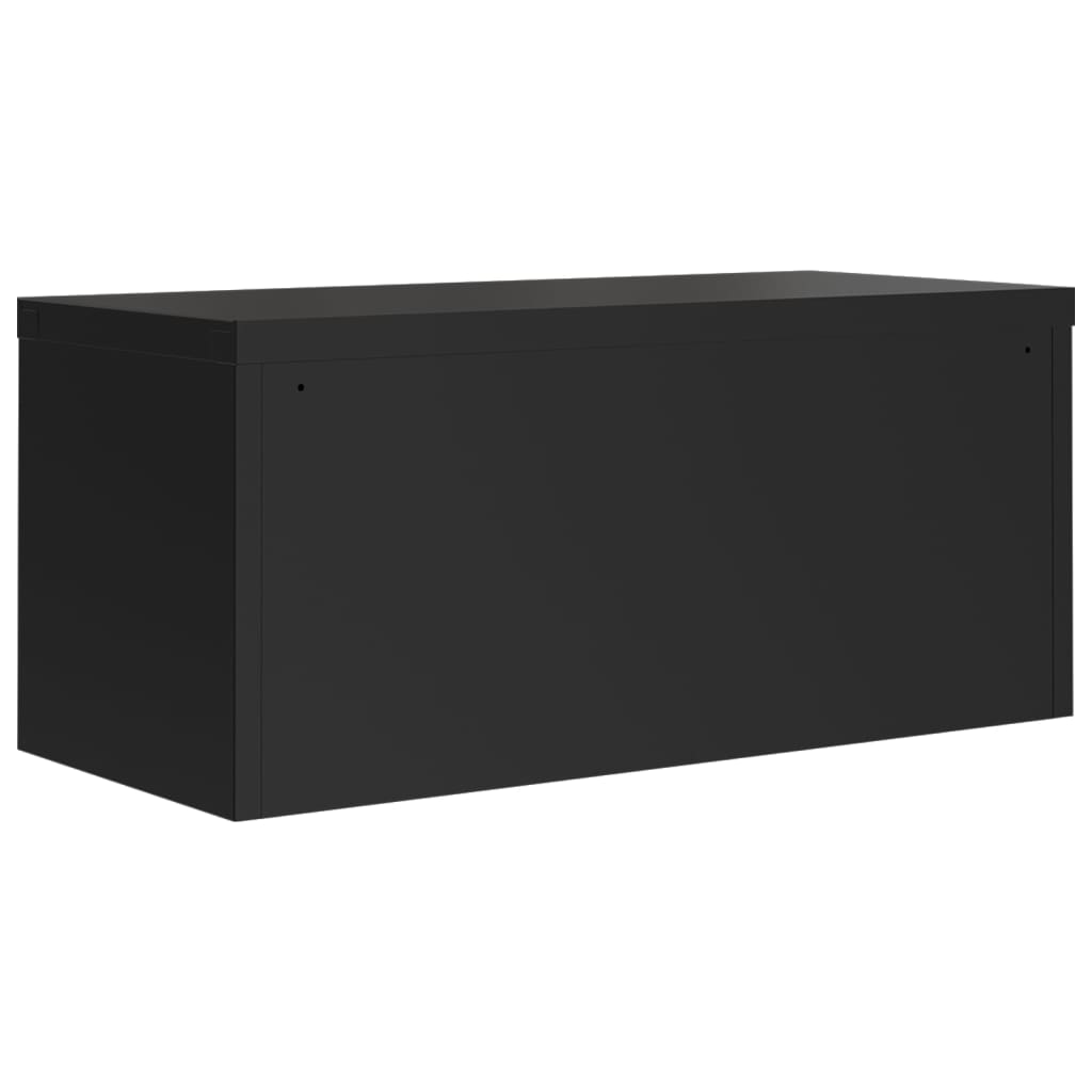 Aktenschrank Weiß 90x40x110 cm Stahl