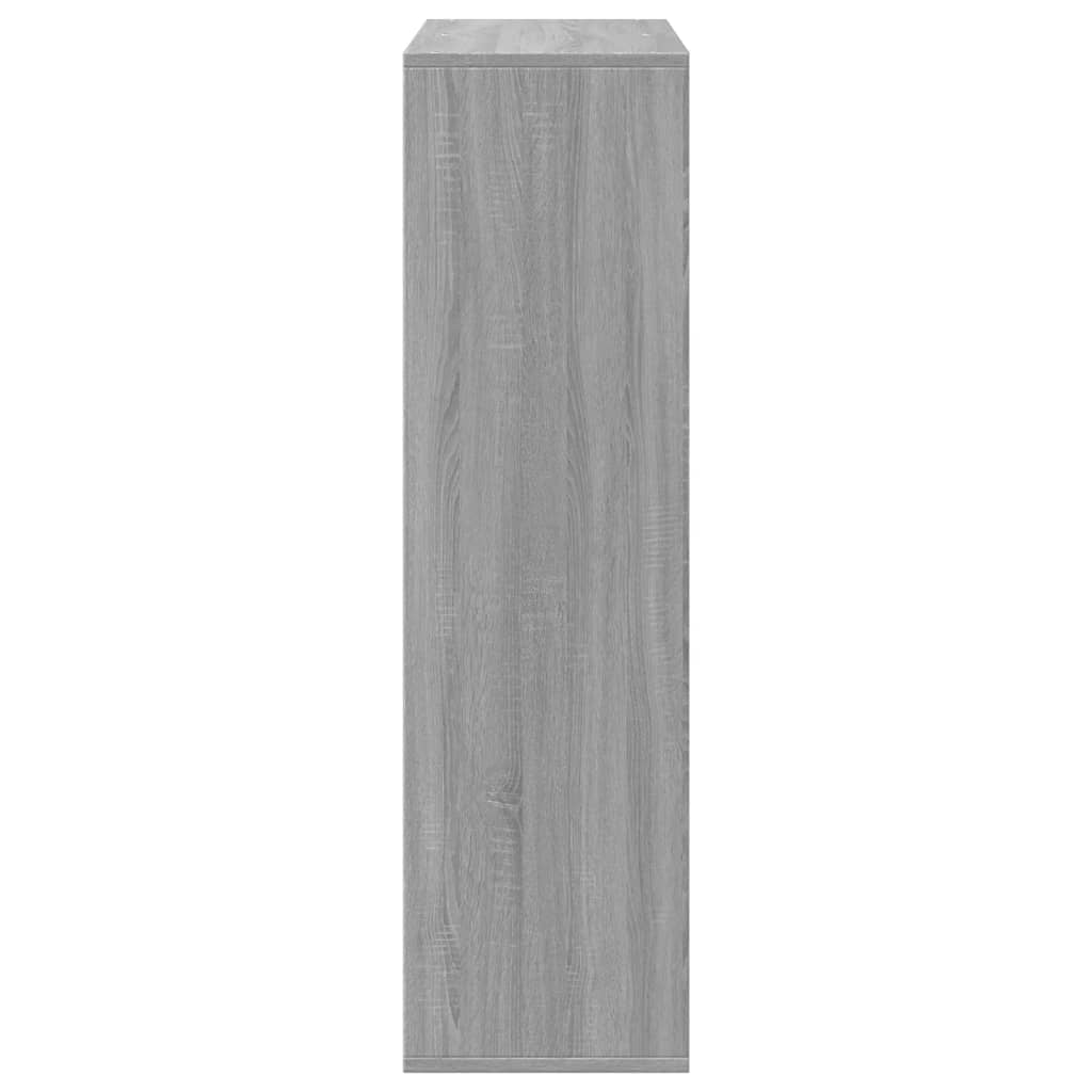 Bücherregal Weiß 137,5x29x137,5 cm Holzwerkstoff