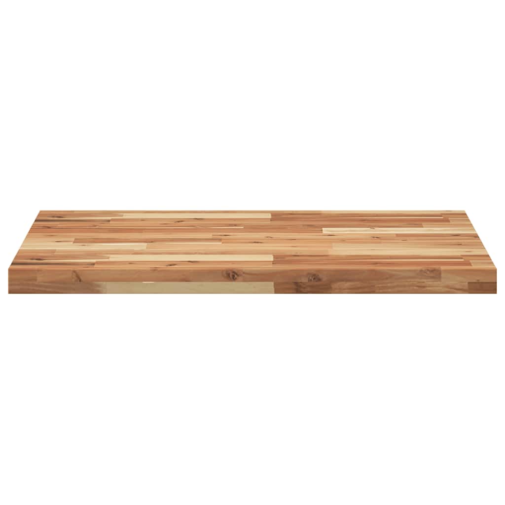 Tischplatte Rechteckig 60x50x2 cm Massivholz Akazie