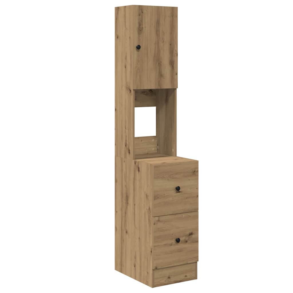 Küchenschrank Weiß 60x50x180 cm Holzwerkstoff