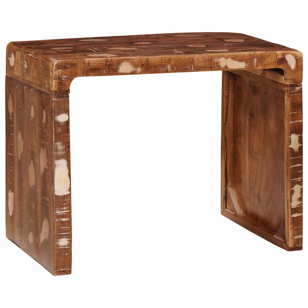 Beistelltisch Braun 60 x 35 x 46 cm Massivholz Mango