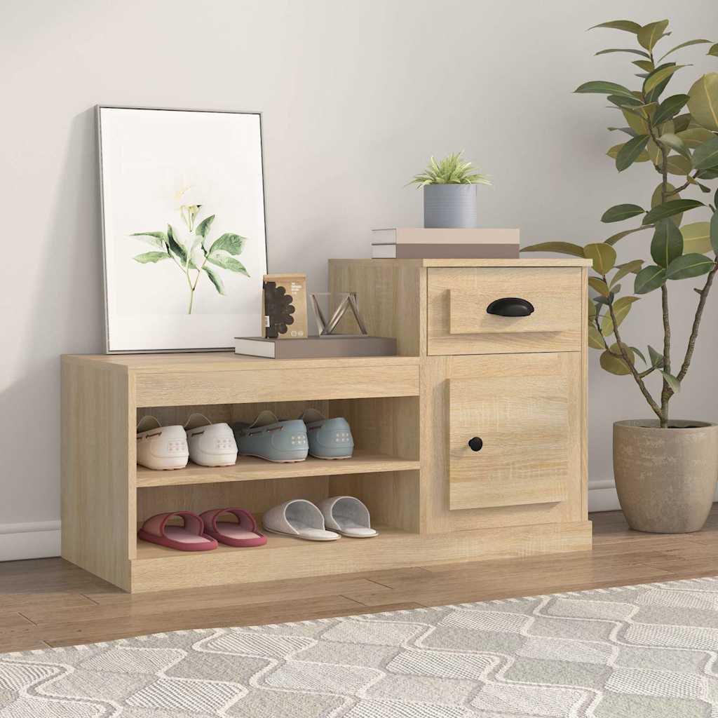Schuhschrank Weiß 100x42x60 cm Holzwerkstoff