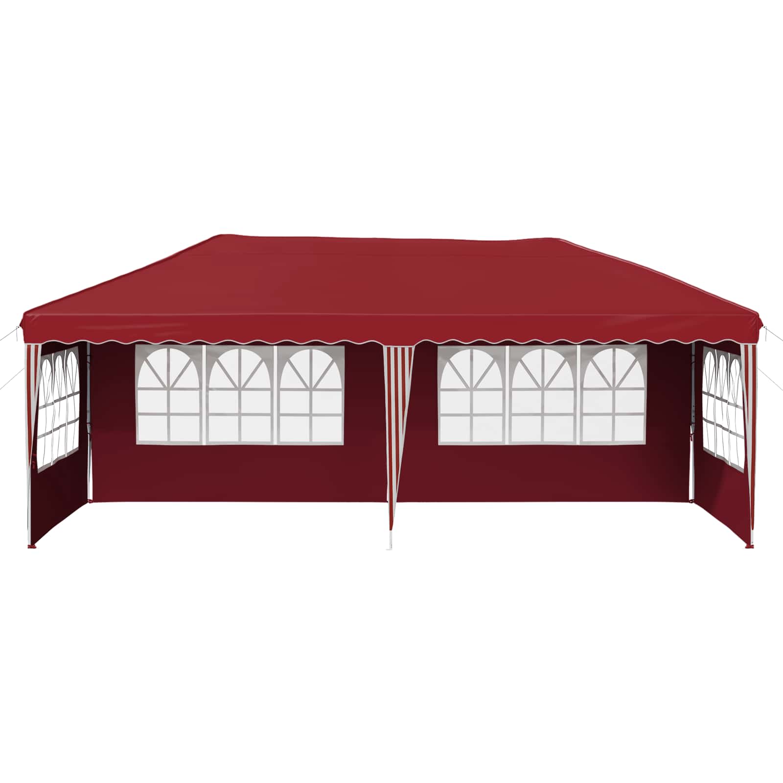 Pop-up Partyzelt 575 x 290 x 245 cm Creme