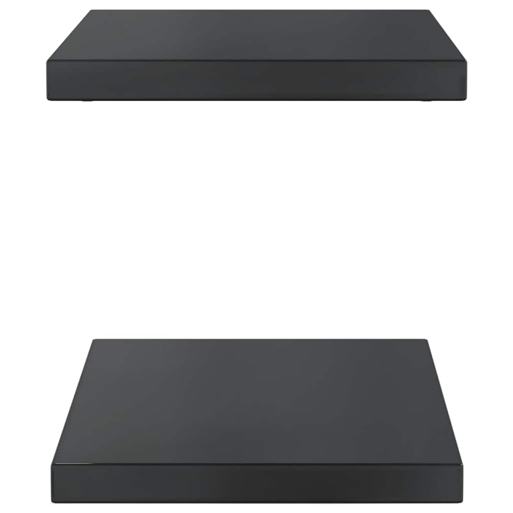 Wandregale 2 Stk. 100x40 cm Silbern Edelstahl