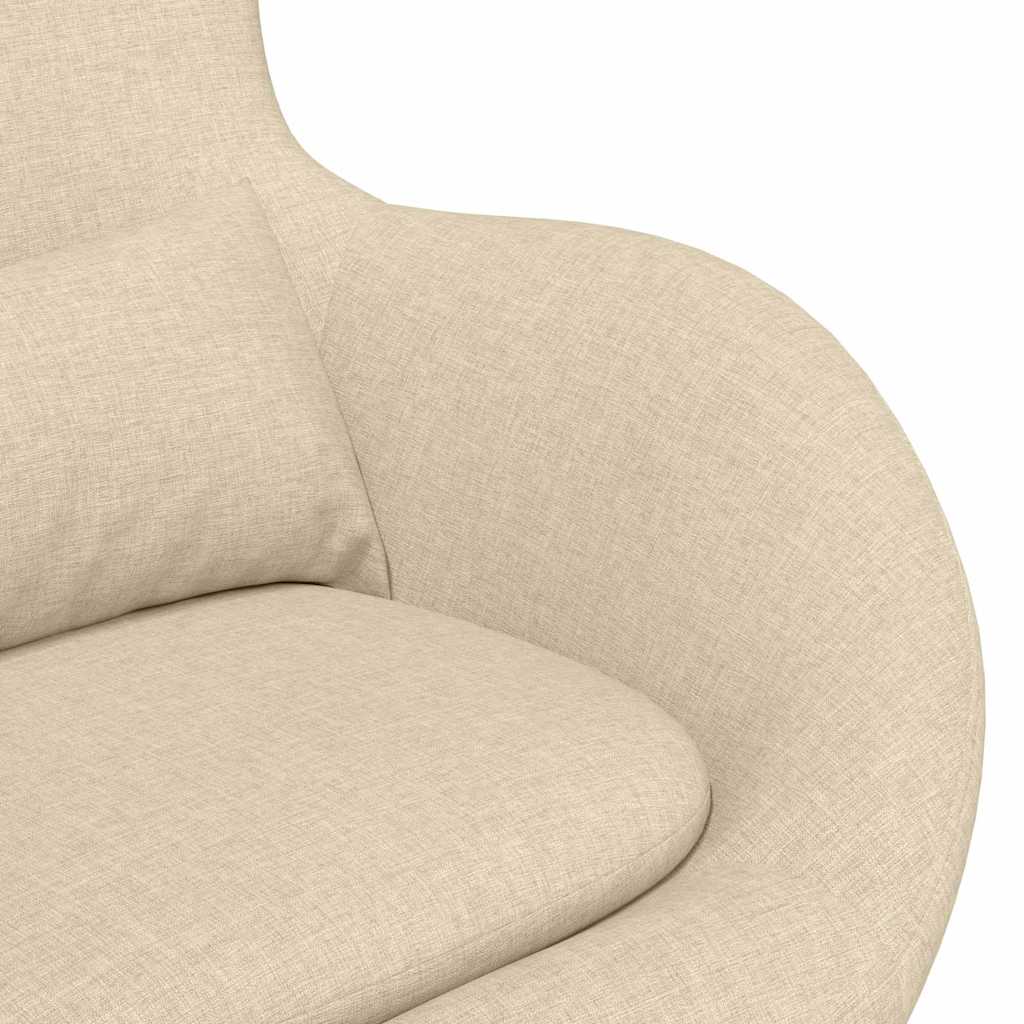 Eiersessel Hellgrau 63 x 73 x 90 cm Stoff