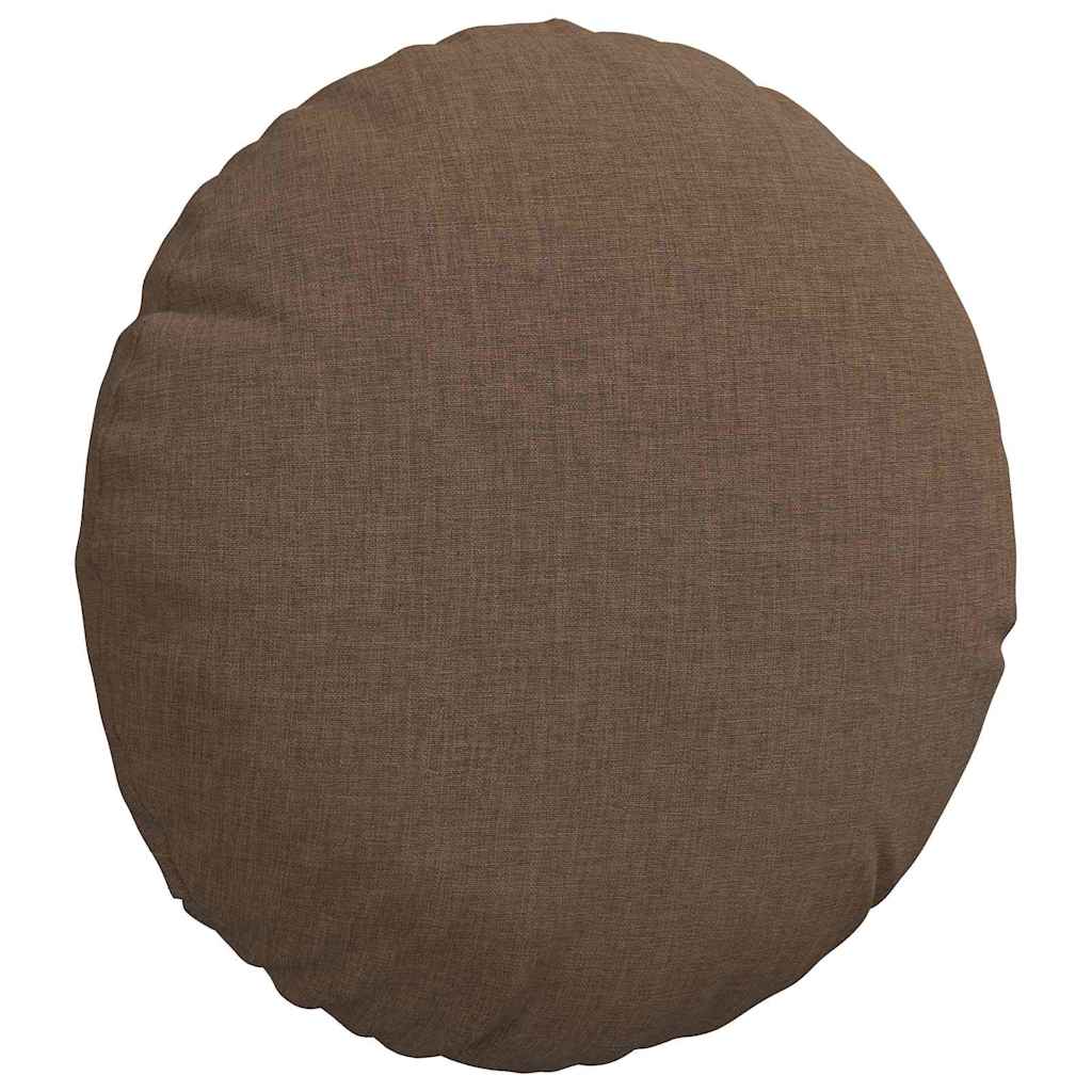 Sitzkissen 2 pcs Hellgrau Ø30 x 13 cm Stoff