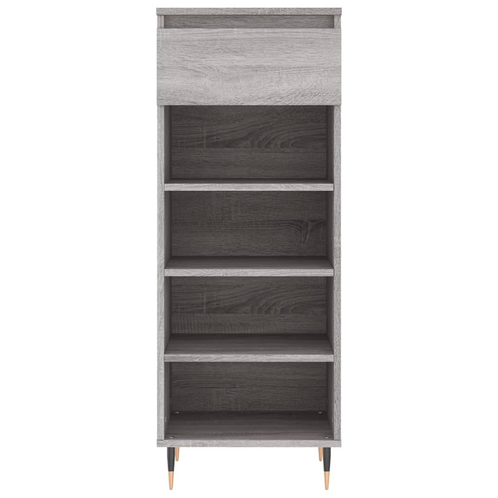 Schuhschrank Schwarz 40x36x105 cm Holzwerkstoff