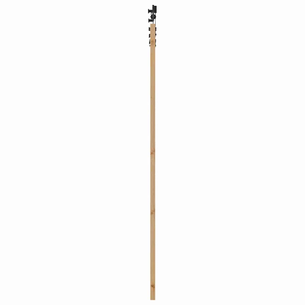 Schiebetür ORKDAL Natürlich und Schwarz 61 x 198,5 cm