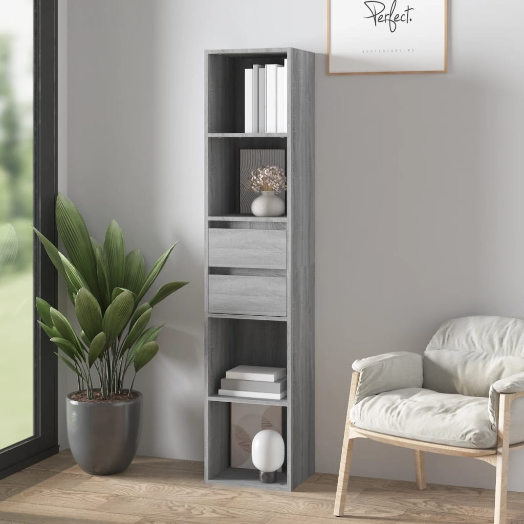 Bücherregal Weiß 36x30x171 cm Holzwerkstoff