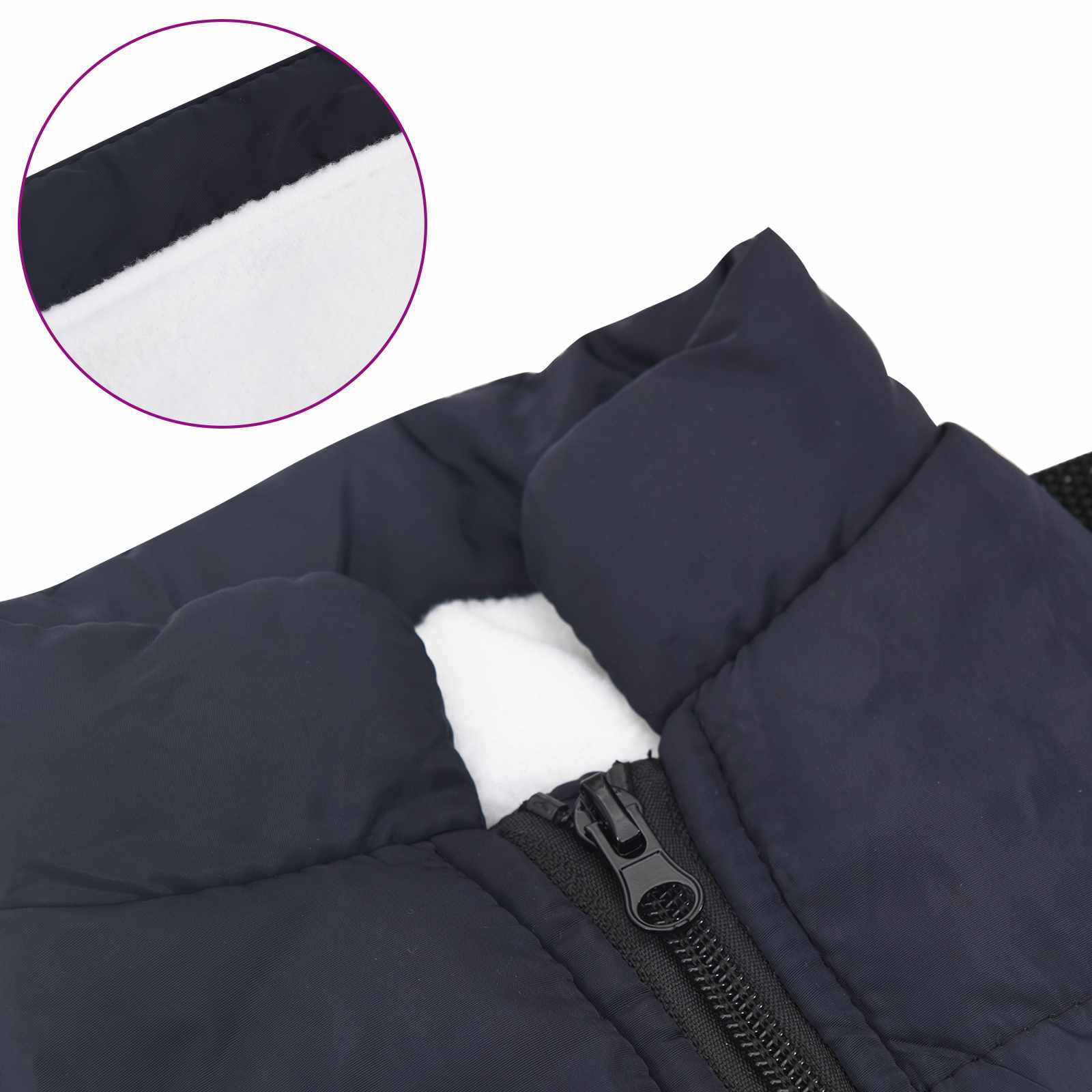 Hundemantel Rot L24 Fleece und Polyester