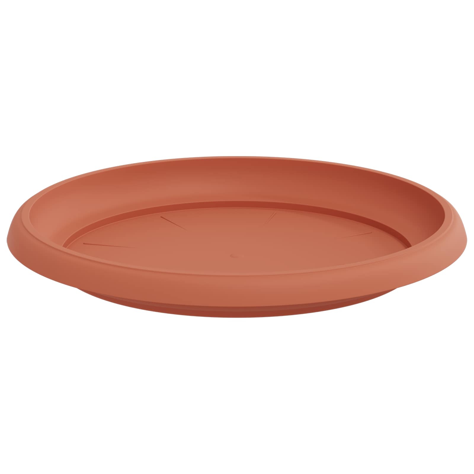 Blumentöpfe 6 pcs Ziegelrot Ø 22 x 18 cm Kunststoff