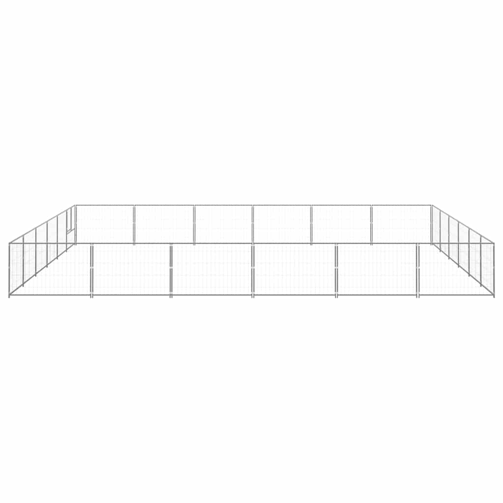 Hundezwinger Schwarz 4 m² Stahl
