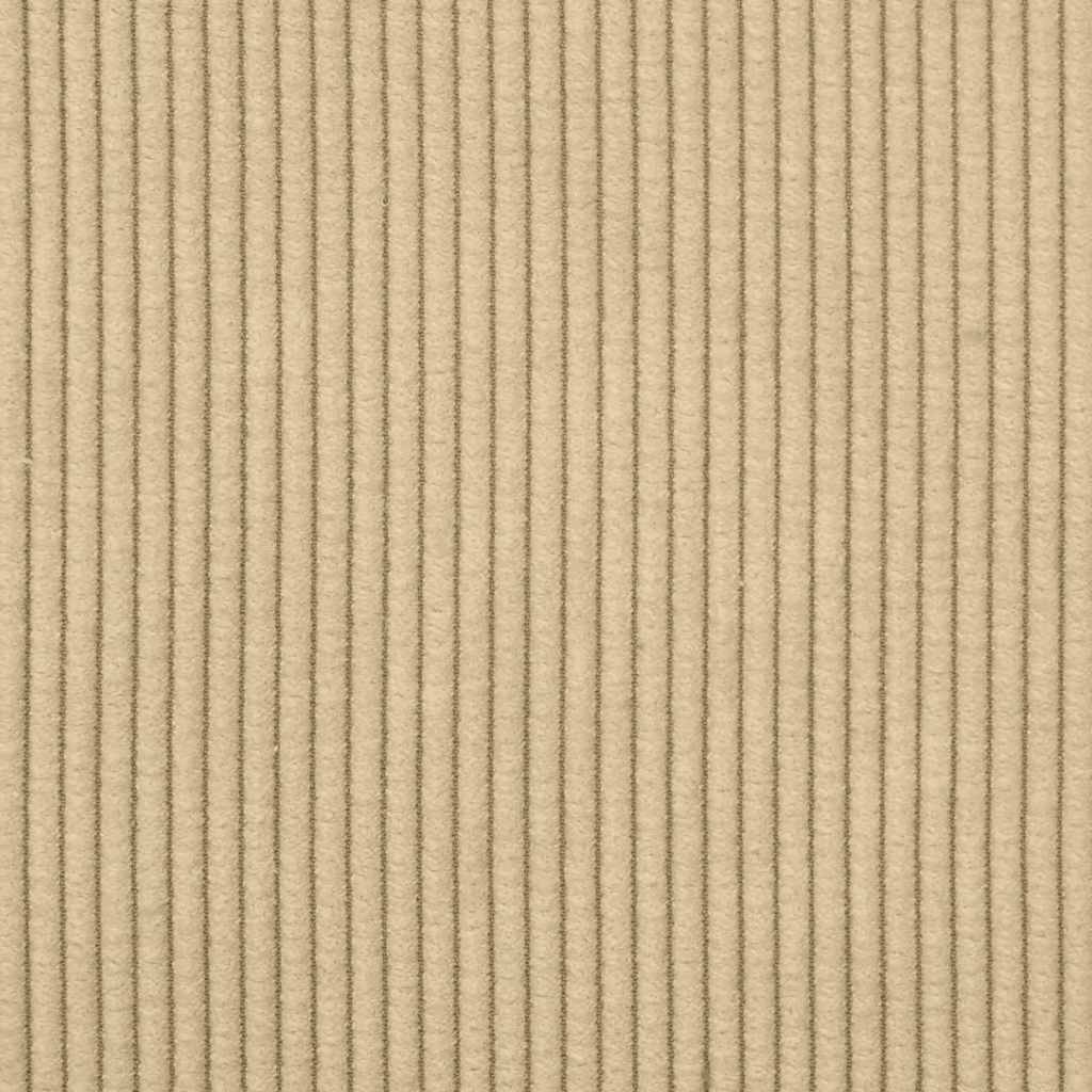 Chaiselongue mit Kissen Hellgrau Cordstoff
